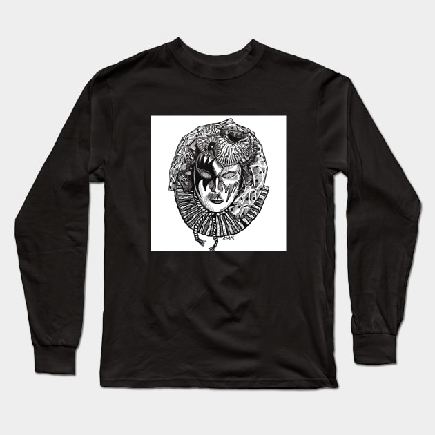 Mask 3 Long Sleeve T-Shirt by jerrykirk